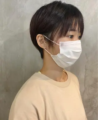 ショート カラー ヘアアレンジ stylist/蛯谷 珠里のヘアスタイル