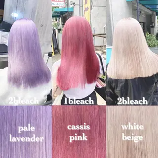 セミロング カラー ヘアアレンジ ブリーチ/ヘアケア 🪞TAKUMA🪞のヘアスタイル