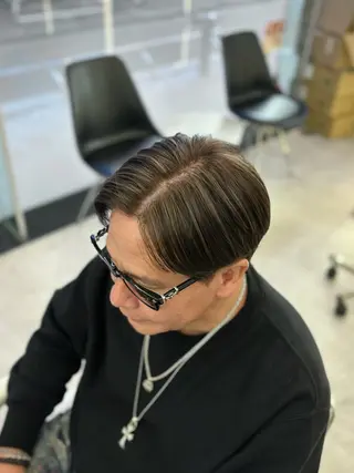 ショート カラー 💎メンズ特化🔥 カット/パーマのヘアスタイル