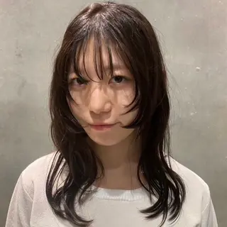 カラー 辰巳 遥萌のヘアスタイル