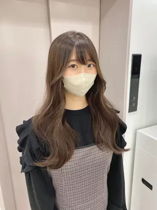 ロング vajra所属・韓国ヘア🩶리나🤍 りぴのヘアスタイル