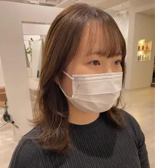 ミディアム カラー 垢抜けのプロ🪄 honoのヘアスタイル