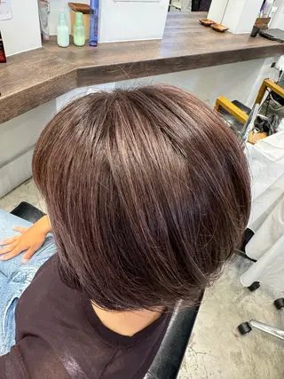 ショート カラー オオミネ タクミのヘアスタイル