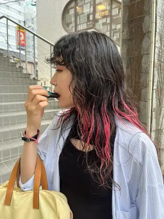 ロング パーマ 🟣niw SHUNNA🟣のヘアスタイル