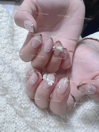 ネイル Shis_🦄shi 韓国風キラキラネイルのネイルデザイン