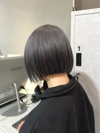 ショート カラー 神戸ボブ✂️ ioe三宮/田 伸佳のヘアスタイル