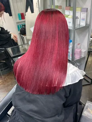 セミロング カラー Je suis heureuse Miel所属・🐩艶カラー/ chisato🌙のヘアスタイル