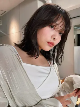 ショート カラー パーマ 🫧小顔×似合わせ× 透明感カラー🫧のヘアスタイル