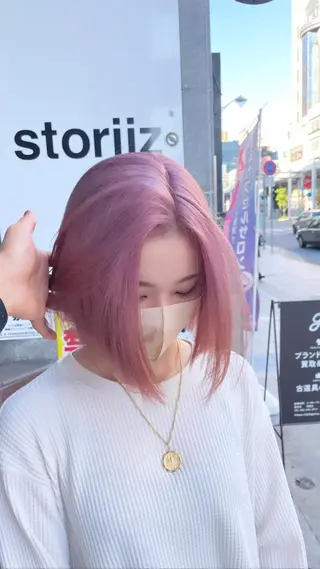 カラー storiiz所属・本田大輝top designerのヘアスタイル
