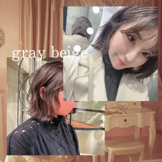 ミディアム カラー ヘアアレンジ eN°byyoureshair所属・🎀トップスタイリ スト湯川響🎀のヘアスタイル