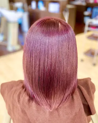 ミディアム カラー 太田 未来のヘアスタイル