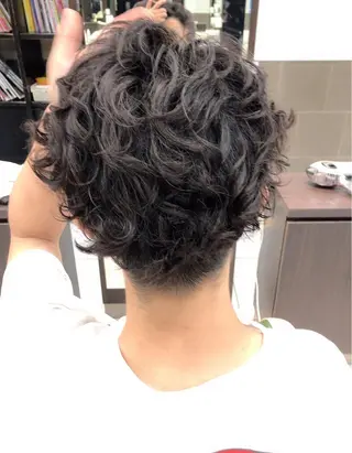 ショート パーマ メンズ PROGRESS Harukiのヘアスタイル
