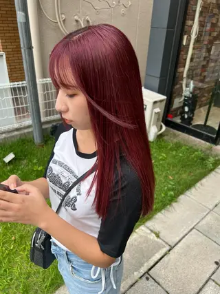 カラー 本田 歩のヘアスタイル