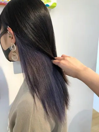 ロング カラー 🫧tomoka 透明感カラー🫧のヘアスタイル
