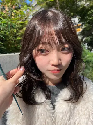 ミディアム カラー ヘアアレンジ L&Co所属・タナカ カナ🫧のヘアスタイル