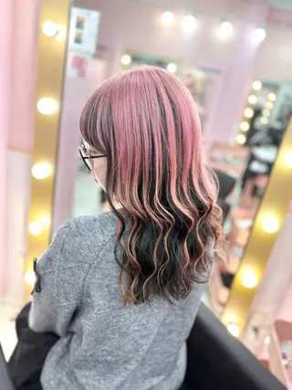 セミロング カラー 甘ふわgirly🎀 ハイトーン🤍Ramのヘアスタイル