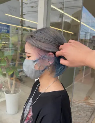 ショート 🫧ペール系カラー /デザイン秀喜🫧のヘアスタイル