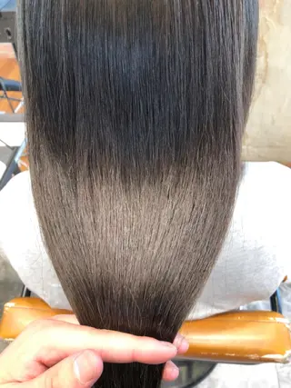 ミディアム カラー パーマ 新宿✨顔周りカット 韓国ヘア/坂本亜裟海のヘアスタイル