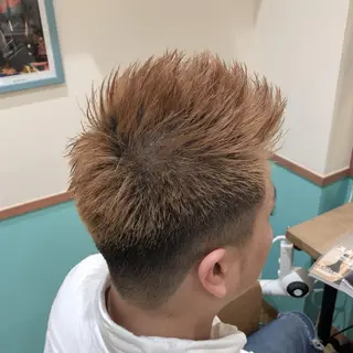 ショート カラー メンズ 【代表】 高瀬慎也/縮毛矯正のヘアスタイル