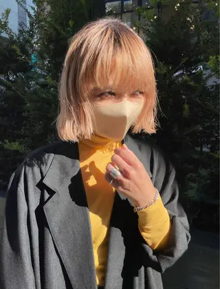 ショート ボブ ホノカのヘアスタイル