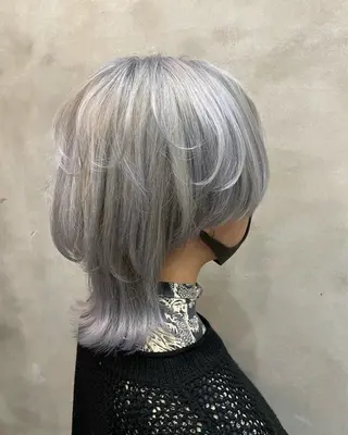 ショート カラー 【ピンク/韓国ヘア/ ヘアセット】亜海のヘアスタイル