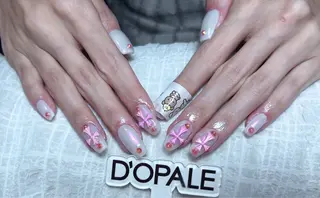 ネイル D‘OPALEサロン所属・長さ出し専門店 上野kkのネイルデザイン