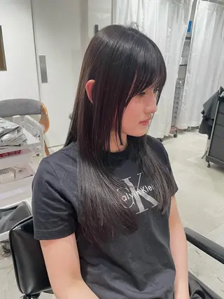 ロング gotoday シェアサロン　渋谷モディ店所属・ブリーチなし🩶透明 感カラー🩶社会人様のヘアスタイル