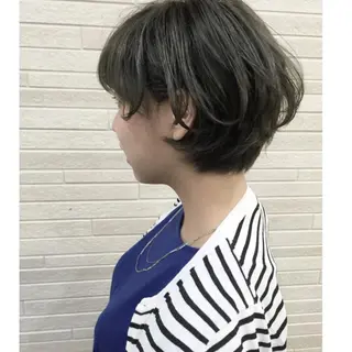 ショート カラー パーマ 小幡永吉 ✨ショート✨韓国✨のヘアスタイル