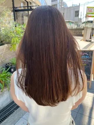 ロング カラー 髪質改善 大内翔太のヘアスタイル