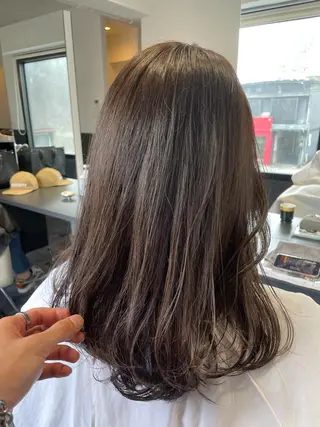 セミロング カラー 🦖JIN HAIR DESIGN🦖のヘアスタイル