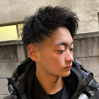 ショート パーマ メンズ 立川/メンズパーマ 厚進太郎のヘアスタイル