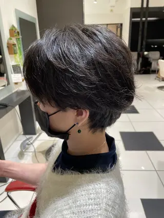 パーマ メンズ 渡辺 広輝のヘアスタイル
