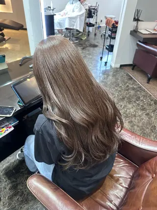 ロング カラー 西垣 沙也加のヘアスタイル