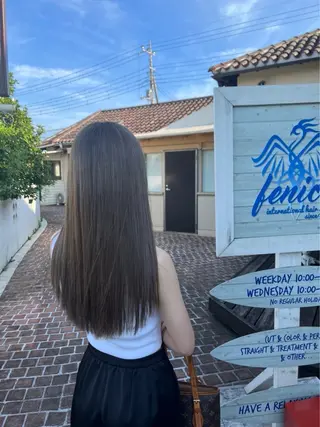 ロング カラー 中川原 大介のヘアスタイル