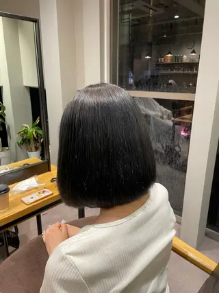 ミディアム 韓国風/オシャレ /縮毛矯正/滝口琴未のヘアスタイル