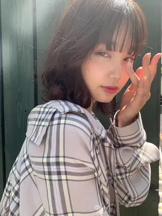 カラー 大人っぽ♡上品な暖色 ♡ブリーチなし♡のヘアスタイル