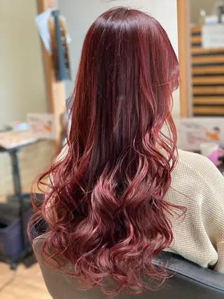 ロング カラー 関口 友行のヘアスタイル