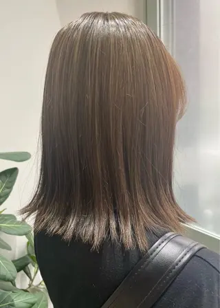 ミディアム 松本 かのんのヘアスタイル