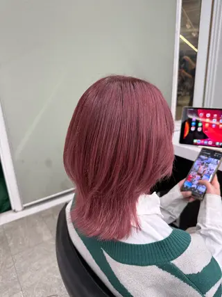 カラー miwa 🖤のヘアスタイル