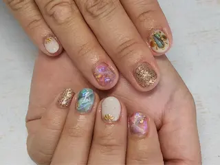 ネイル 𖡼 yumenoのネイルデザイン