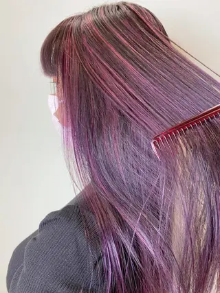 ロング カラー 艶髪/モテヘア🎀 MIHOのヘアスタイル