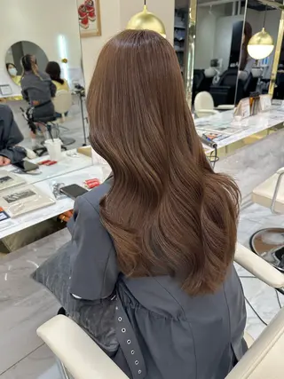 ロング レイヤーカット/髪質 改善/momo🎀のヘアスタイル