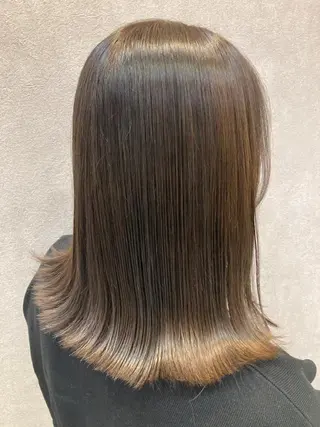 ミディアム カラー パーマ 🩷韓国ヘア/ヨシン モリ🩷Maikaのヘアスタイル