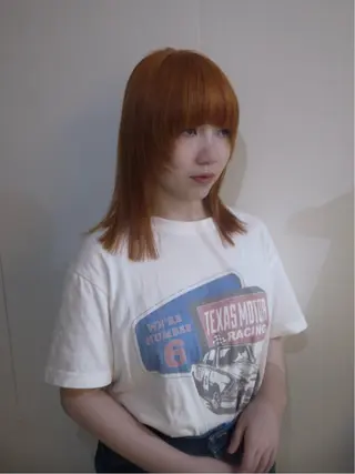 ミディアム カラー 229所属・maki @pullnocのヘアスタイル