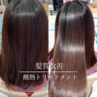 セミロング 中川/縮毛矯正/ 高羽　克明のヘアスタイル