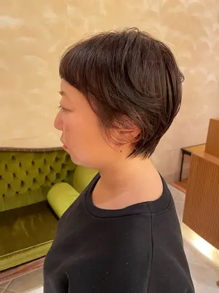 ショート ボブ ホノカのヘアスタイル