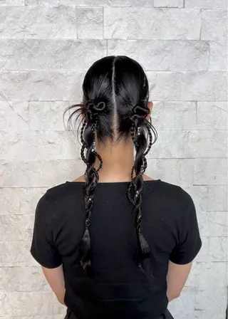 ロング セット/着付け/上野 /カラー/🦋シオリのヘアスタイル