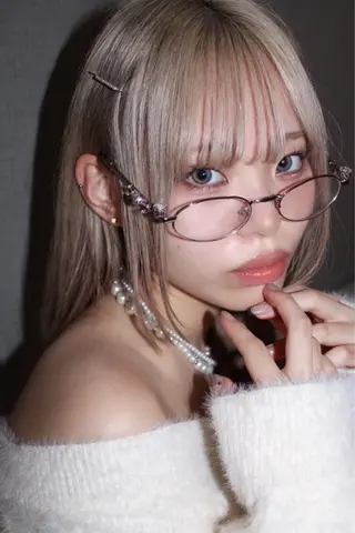 ロング カラー デザインカラー/ハイ トーン/konomiのヘアスタイル