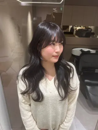 ロング rino🤍 恵比寿レイヤーカットのヘアスタイル