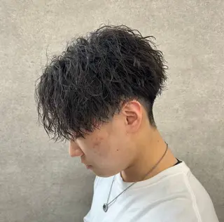 ショート パーマ メンズ 🖤Ayumi🖤 メンズ特化❤️‍🔥のヘアスタイル